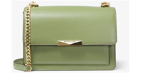 michael kors bag jade|Jade Large Leather Crossbody .